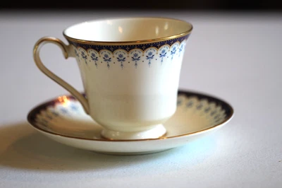 Taza de té y platillo Minton Fine Bone China CONSORT Foto 1 de 4