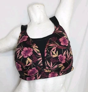LIVI Lane Bryant Cacique No Wire Floral Bra 40DDD - Picture 1 of 6