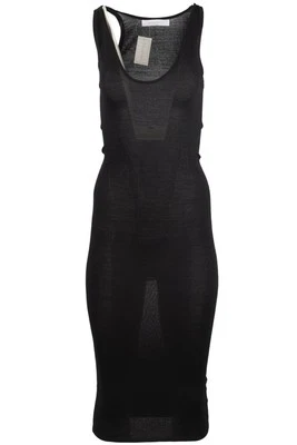 VESTIDO MIDI DE PUNTO NEGRO DION LEE AU 6 UK 6 Foto 1 de 4