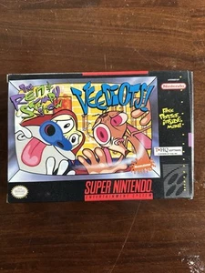 REN AND STIMPY VEEDIOTS Super Nintendo SNES Game Cartridge Box 1993 - Picture 1 of 5