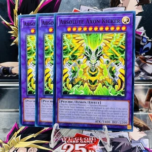 3x Yugioh Playset Absolute Axon Kicker DUAD-EN034 Common 1st Ed Near Mint - Picture 1 of 1