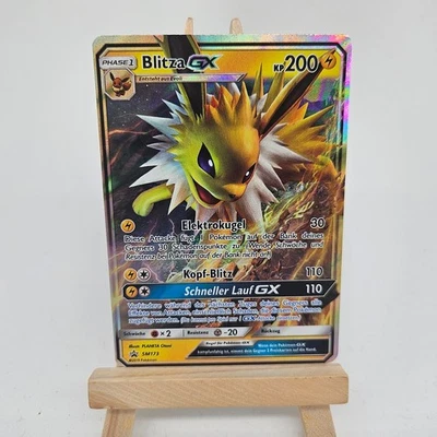 Pokemon Karte Blitza GX SM173 Black Star Promo NM Deutsch Evoli Entwicklung - Bild 1 von 2