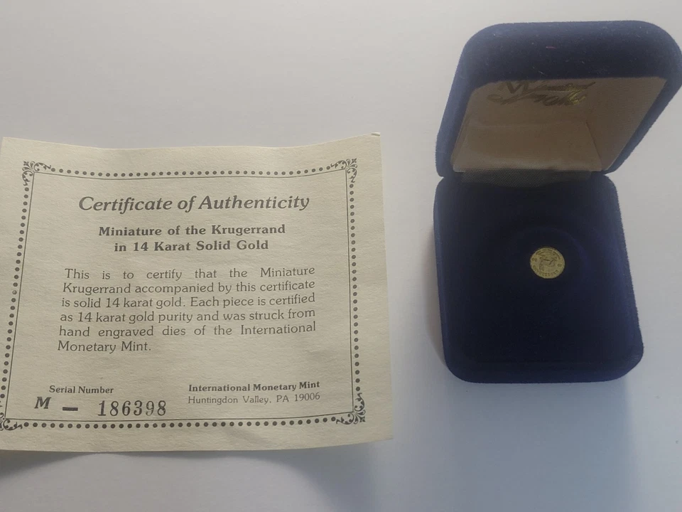 Mini serie Krugerrand oro 14k #M-186398 Foto 1 de 4