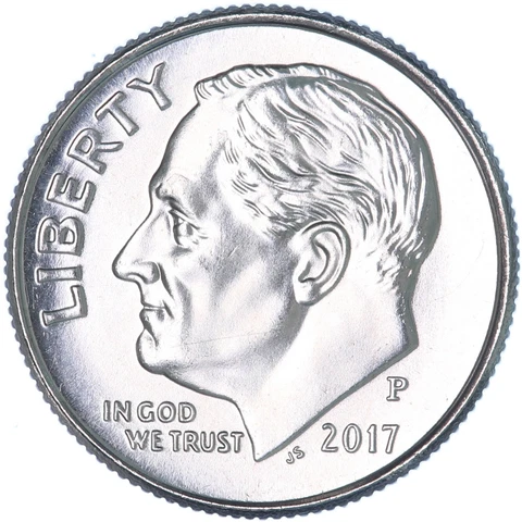 2017 P Roosevelt Dime Choice BU US Coin Cover