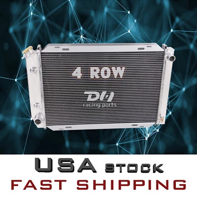 4Row Radiator For 1979-1993 Ford Mustang GT/LX 80-87 Mercury Capri/Cougar 5.0 V8 - Image 1 of 4