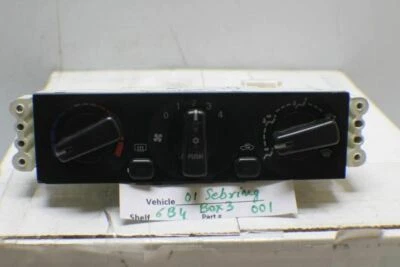 Chrysler Sebring 2001-2002 cupé control de temperatura MR500060 Box3 01 6B4 Foto 1 de 4