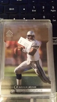 1998 SP Authentic Die-Cut #116 Warren Moon Football Card - Image 1 of 2