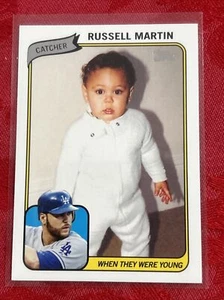 2010 Topps When They Were Young #WTWYRM Russell Martin Dodgers - Imagen 1 de 7