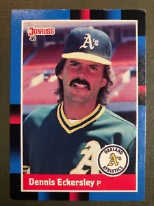 1988 Donruss #349 Dennis Eckersley Oakland Athletics - Bild 1 von 7