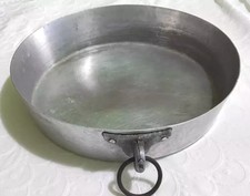 Grande. Vecchia Tortiera In Alluminio Della Nonna Vintage Cm 33 Di diametro
