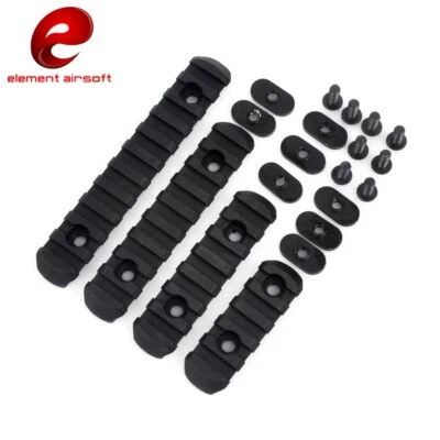 ELEMENT Riel tejedor M-Lok sección 5,7,9,11 ranura de polímero Picatinny se adapta al riel MLOK
