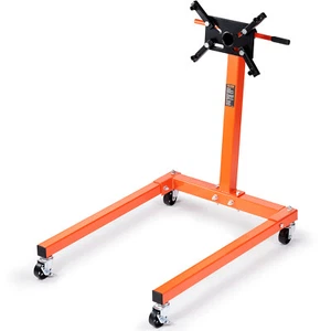 VEVOR Engine Stand 1300LBS Motor Hoist Dolly 360 Degree Adjustable Mounting Head - Picture 1 of 26