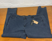 Kenneth Cole  44X32 New York Regular Fit Stretch Sustainable Denim Grey Jeans