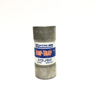 Ferraz Shawmut HSJ60 Class J 60A Fuse 600V High Speed - Picture 1 of 3