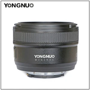 YONGNUO YN50mm F1.8 Standard Prime Lens Auto for Nikon Canon EOS Large Aperture  - Picture 1 of 4