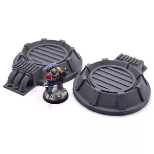 2x Lüftungsschlitze Turbinen Auspuff 28 mm Streugelände grimdark Sci-Fi Star Wars Legion - Bild 1 von 4