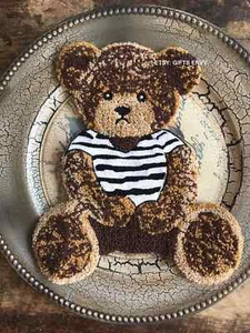 Sew On Towel XLarge Towel Bear Embroidery Appliqué Clothing Patches - Picture 1 of 8