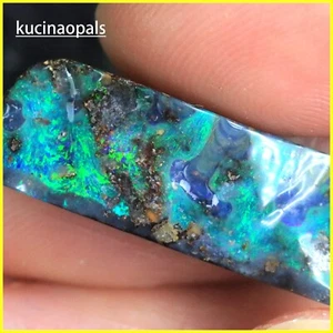 12,85 TCW natürlicher AUSTRALISCHER Boulder Opal Stein + Video - Bild 1 von 7
