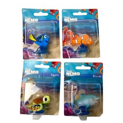 Mini figuras de acción Disney Pixar Finding Nemo 4: Dory Nemo Squirt Bruce FFT4 Foto 1 de 4