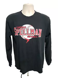 Cardinal Spellman Softball Adult Medium Black Long Sleeve TShirt - Picture 1 of 11