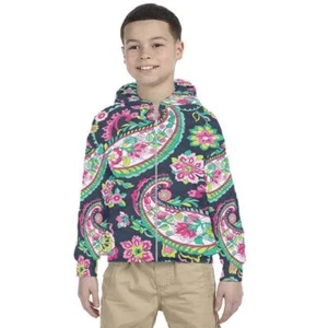 Kids Hoodie Paisley Art Design 7434105419468 Hoodie Unisex For Children - Picture 1 of 4