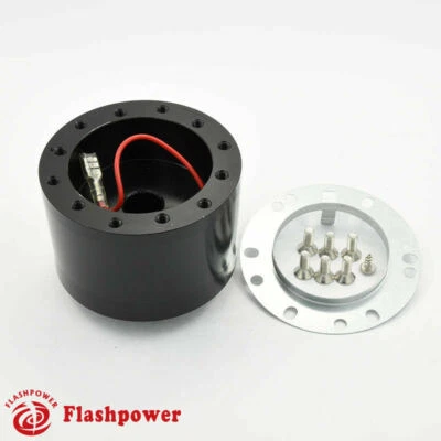Flashpower Steering Wheel Adapter Boss Kit MG MGB GT Roadster Black - Image 1 of 4