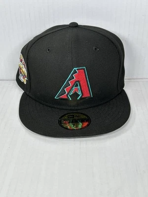 Бейсболка New Era Arizona Diamondbacks 59FIF MLB кепка нашивка сбоку размер 7 1/4 - Изображение 1 из 4