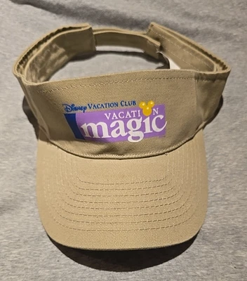 DISNEY VACATION CLUB Men's  Baseball Visor Cap Khaki One Size — 第 1/4 张图片