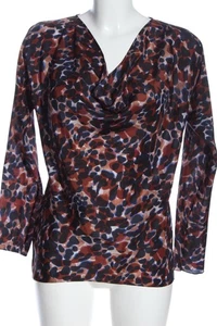 HUGO BOSS Blusa caída Mujeres Blusa Talla EU 36 blanco-marrón-azul look casual - Imagen 1 de 5