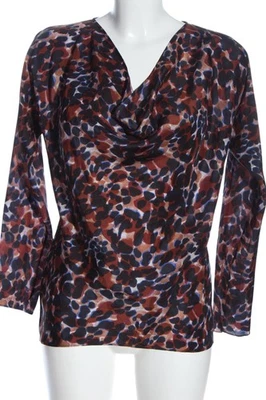 HUGO BOSS Blusa caída Mujeres Blusa Talla EU 36 blanco-marrón-azul look casual - Imagen 1 de 4