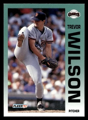 1992 Fleer Trevor Wilson #651 San Francisco Giants - Image 1 of 2