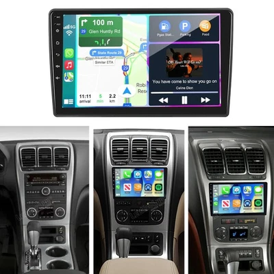 Radio estéreo para automóvil Apple CarPlay 4+64G Android 15 para GMC Acadia 2007-2012 BT DSP Foto 1 de 4
