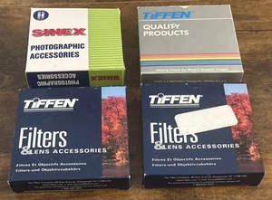 3x Tiffen 72mm Wide Angle Haze 1, ND 0.3, 812 Warming & 1x SINEX SOFTONE Filters - Picture 1 of 8