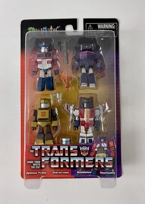 Transformers G1 Series 1 Minimates 4 Pack Figures Boxed Set Optimus Prime New - Image 1 of 4