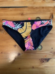 Parte inferior de bikini reversible floral/azul marino Maaji para mujer talla L - Imagen 1 de 7
