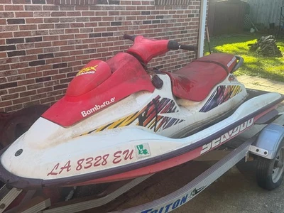 1997 Sea Doo GTS 12' Jet Ski - Free Trailer - Louisiana - Image 1 of 4