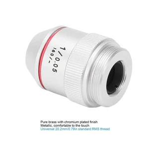 Achromatisches Mikroskop Objektiv RMS Gewinde 1X 195 Achromatisches Objektiv Lens - Bild 1 von 22