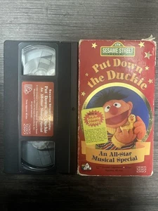 Sesame Street Put Down The Duckie An All-star Musical Special VHS Tape 1994 Rare - Picture 1 of 2