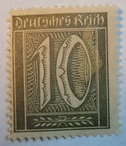 DEUTSCHLAND ~ Deutsches Reich ~ grüne 10 Kaufend ~ gestempelt/veröffentlicht ~ um 1922 - Bild 1 von 6