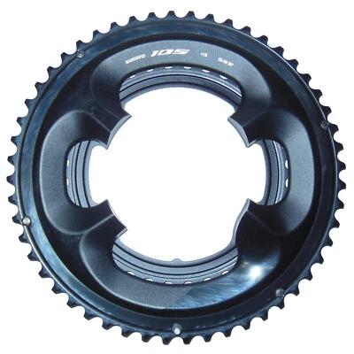 New* Shimano 105 FC-R7000 52/36 MT Chainring Set Asymmetric Y1WV98030/Y1WV36000 - Image 1 of 2