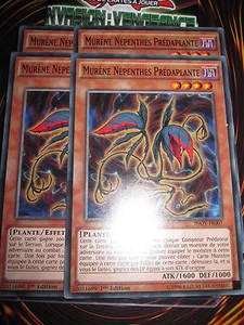 YU-GI-OH! COM MURENE NEPENTHES PREDAPLANTE PLAYSET (LOT DE 4) INOV-FR007 NEUF FR - Bild 1 von 1