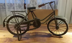 Dekoartikel Damen Fahrrad Deko Objekt aus Metall in rostbraun 50 x 30 x 19 cm - Bild 1 von 3