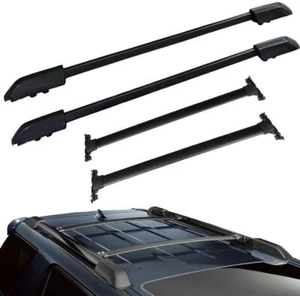 4Pcs Fits for 2005-2020 4Runner Roof Rail Racks Side Rail Bar Crossbars Crossbar - Bild 1 von 7