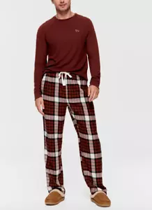 NEW PETER ALEXANDER WAFFLE TOP TARTAN CHECK FLANNELETTE PANTS PJ SET L RP$159.90 - Picture 1 of 5