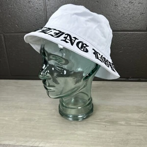White Rolling Loud Bucket Hat - Black Letters - S/M 58cm - Picture 1 of 5