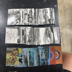 World War 2 WW II Cards 100 Base + 10 Tek Chrome Set 1994 Cardz W/Case N16 - Picture 1 of 2
