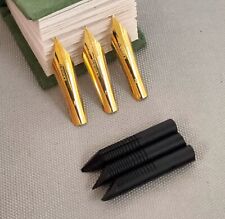 Fountain pen spare nibs with Flex writing 3 pcs set  Broad Med and Fine