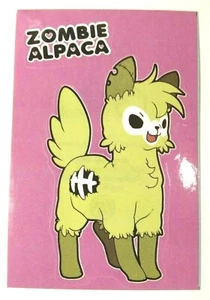 Sabrosa calcomanía pegatina melocotón brillante linda animales kawaii zombie alpaca - Imagen 1 de 2