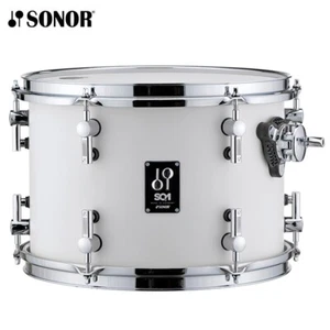 Sonor SQ1 Series 13" x 9" Birch Tom Tom Drum Satin Pure White SQ1-1309-TT-SPW - Picture 1 of 1