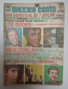 MEXICO CANTA #451 NOVEMBER 1969, MEXICAN MAGAZINE, LOS DOORS / ELVIS PRESLEY - Picture 1 of 9